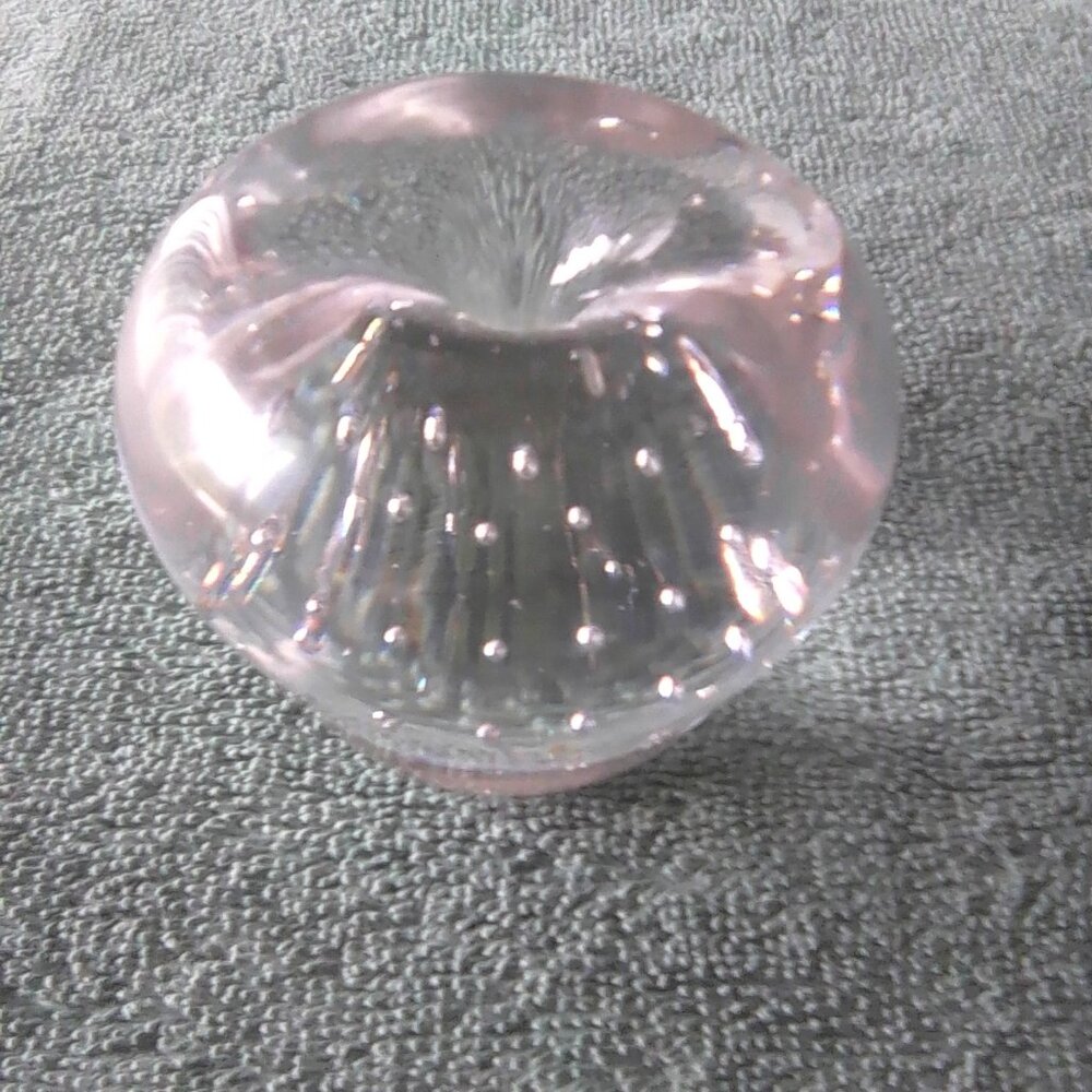 Glass Paperweight, Apple